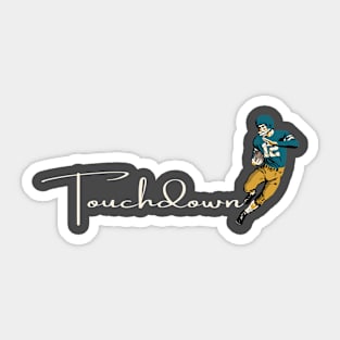 Touchdown Jaguars! Sticker